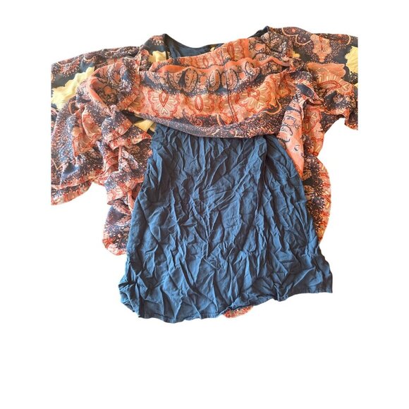 Free People Short Sleeves Lightweight & Flowy DesignTunic Boho Festival - Picture 4 of 6